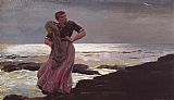 Winslow Homer Canvas Paintings - Light on the Sea